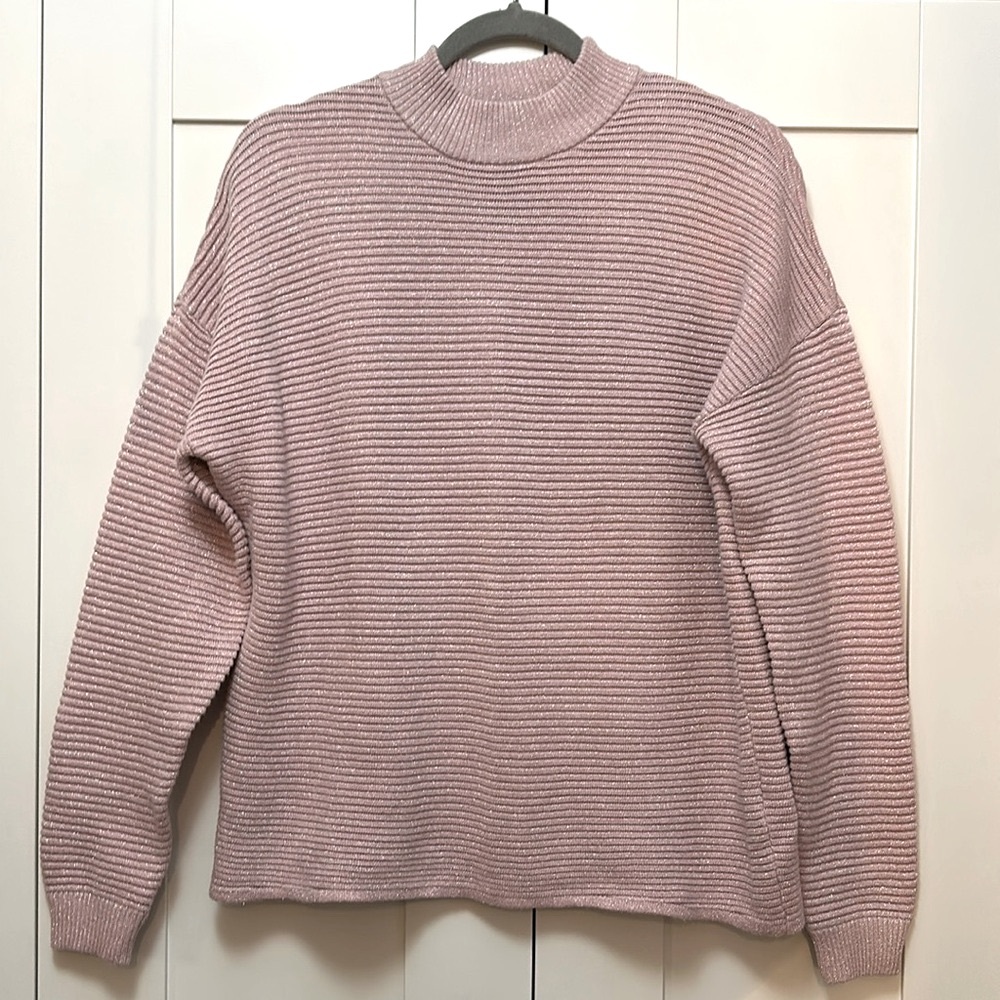 Pink Foil Pullover H&M Sz XS Like New! FIRM!!